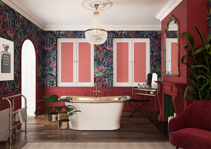 Umbra (Blackout), Toasted Red - Stick Fit Honeycomb Blind - Image 9